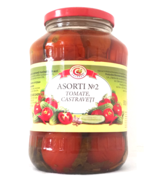 Assort № 2  -  Pickled Tomatoes & Gherkins 1450 g